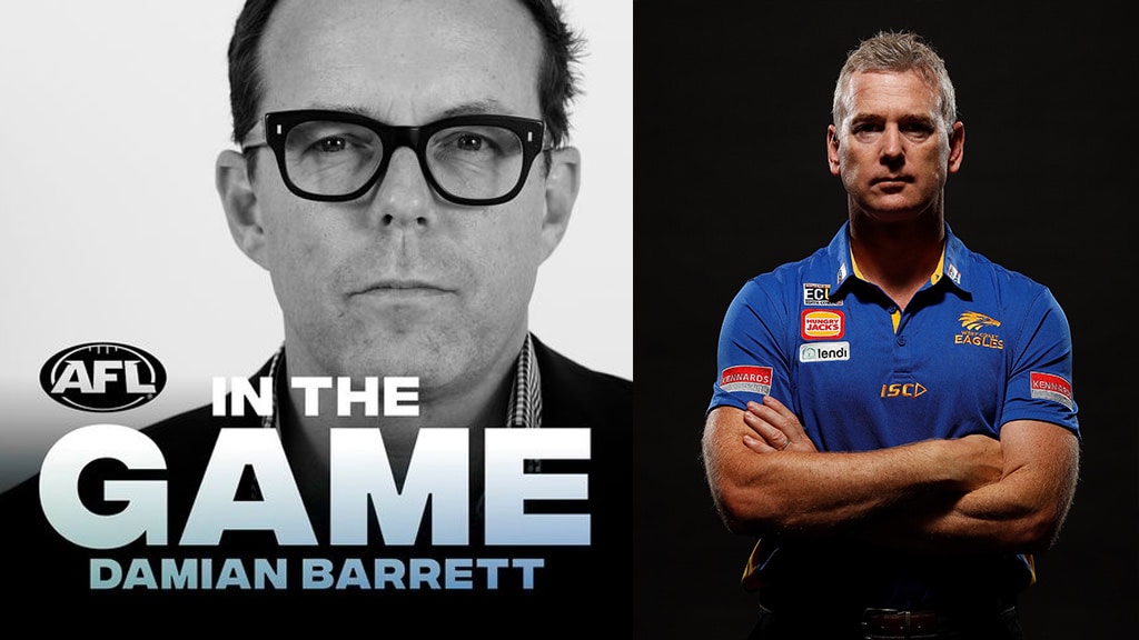 simmo200319.jpg Adam Simpson is this week's special guest on the In The Game with Damian Barrett podcast - AFL,Podcast,Tag-Podcasts